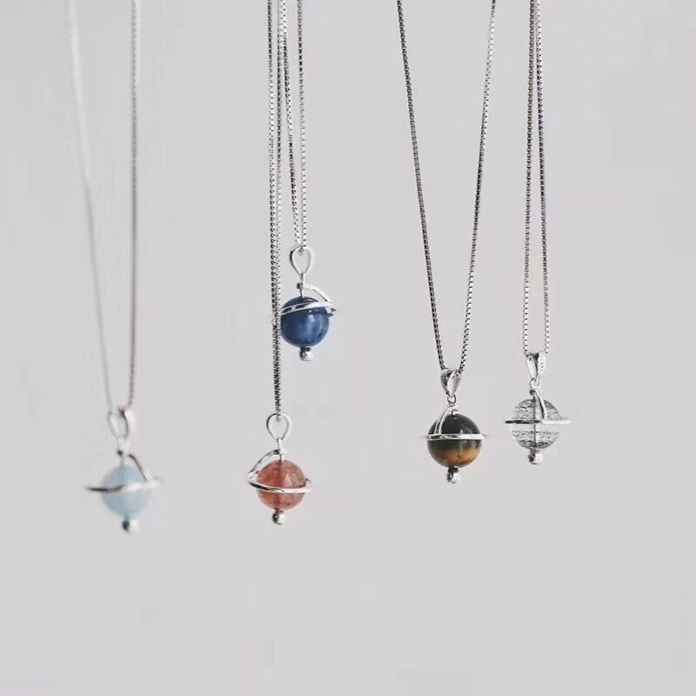 “Planet “ Stones handmade necklaces